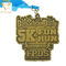 Medalhas da estação de acabamento da maratona da concessão do esporte da fita