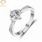 3A zirconita Sterling Silver Custom Wedding Rings para mulheres
