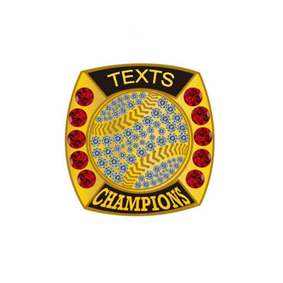 Anéis feitos sob encomenda da concessão de Texas Baseball USSSA